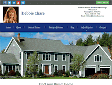 Tablet Screenshot of debbiechase.com